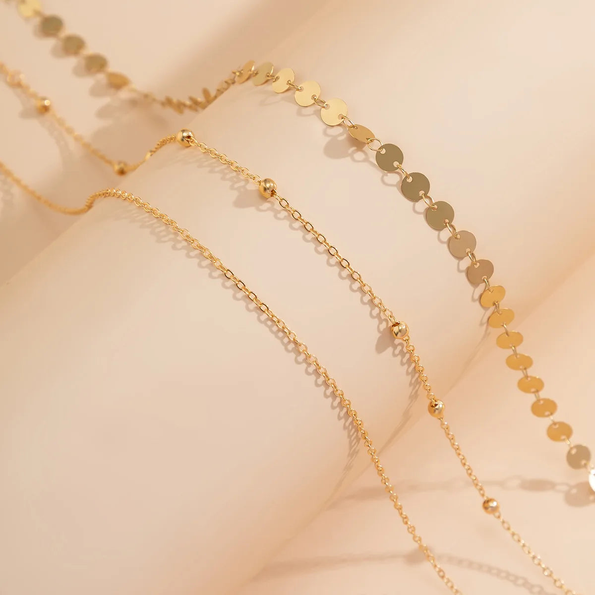 Sequin Beaded Double Waist Chain