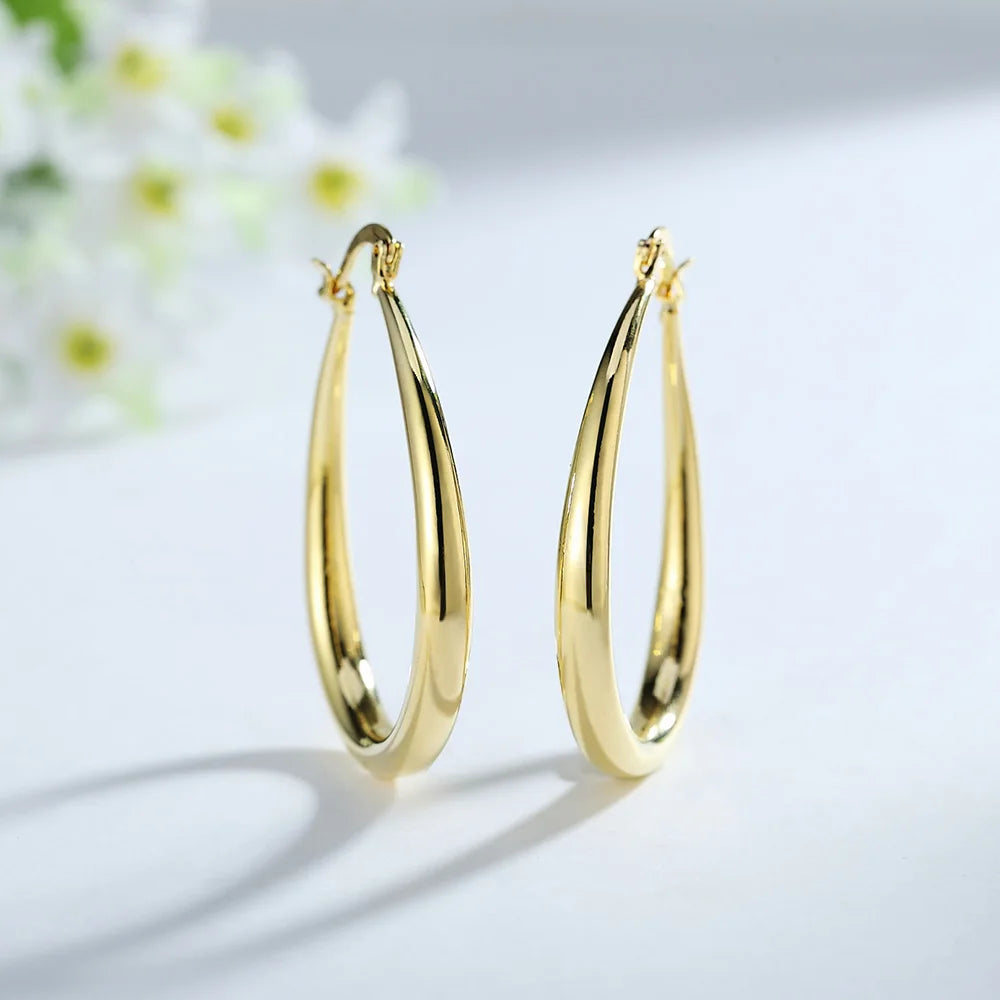 Teardrop Hoops
