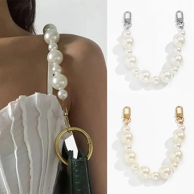 Imitation Pearl Bag Chain