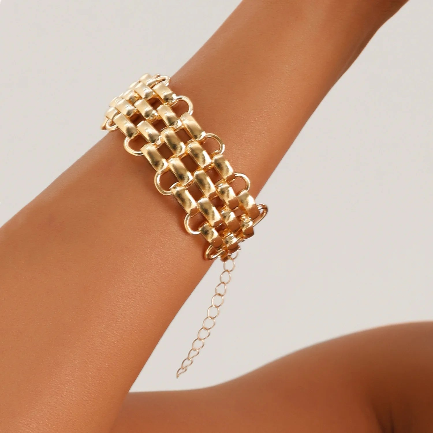 Chunky Lock Choker & Bracelet