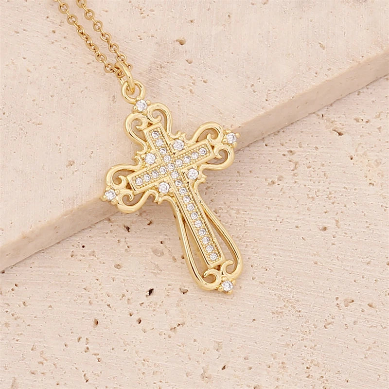 Gold Cross Pendants- Pick your Fav