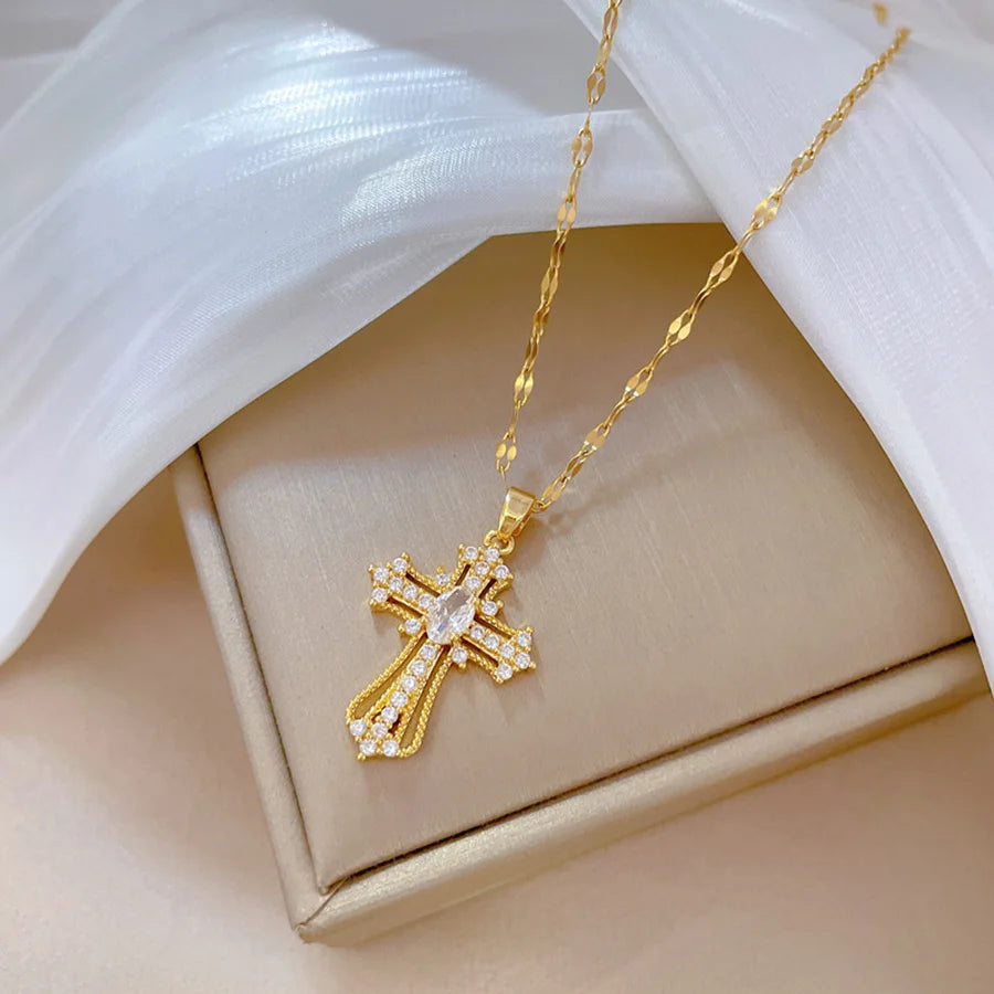Elegant Cross Necklace