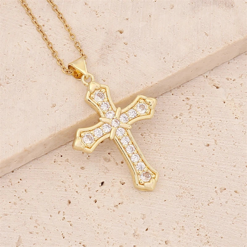 Gold Cross Pendants- Pick your Fav