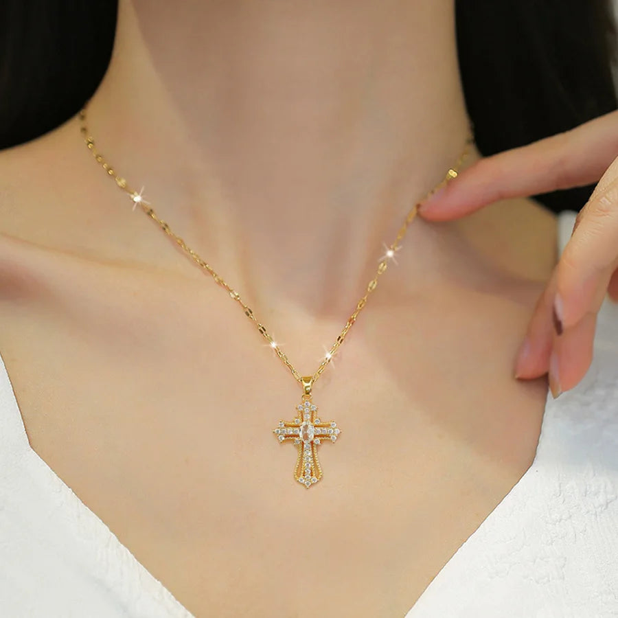 Elegant Cross Necklace