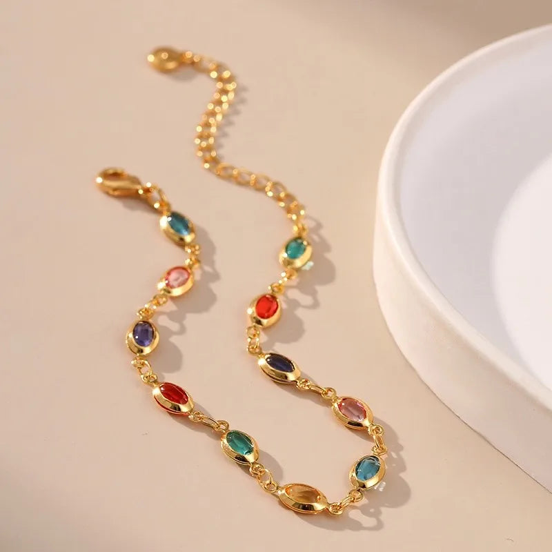 Rhinestone Beads Bracelet