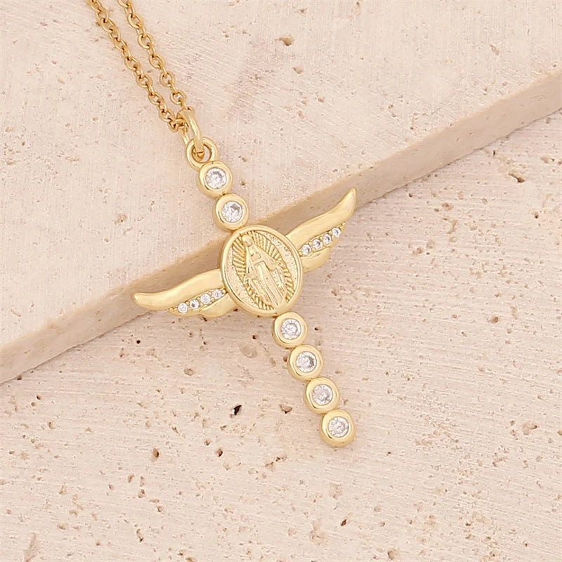 Gold Cross Pendants- Pick your Fav