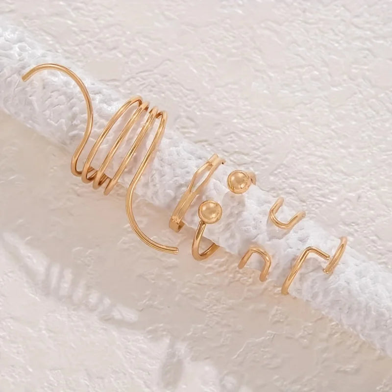 5 Pieces Ring Set