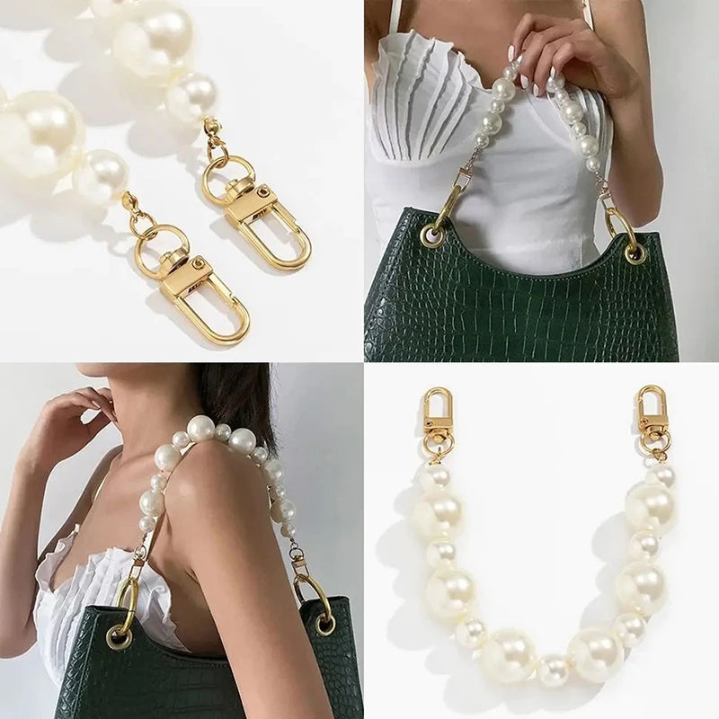 Imitation Pearl Bag Chain