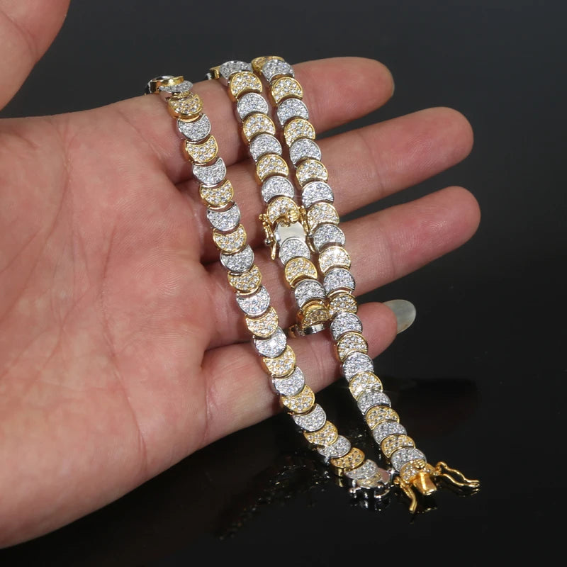 Shiny Collar, bracelet, & earrings set