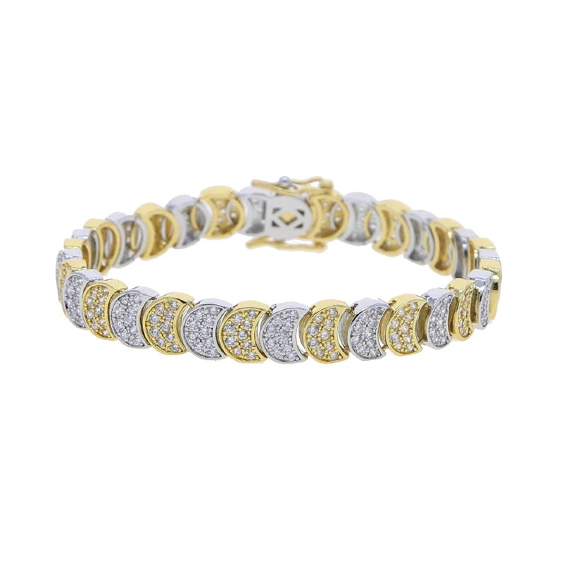 Shiny Collar, bracelet, & earrings set