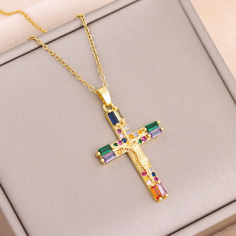 Gold Cross Pendants- Pick your Fav