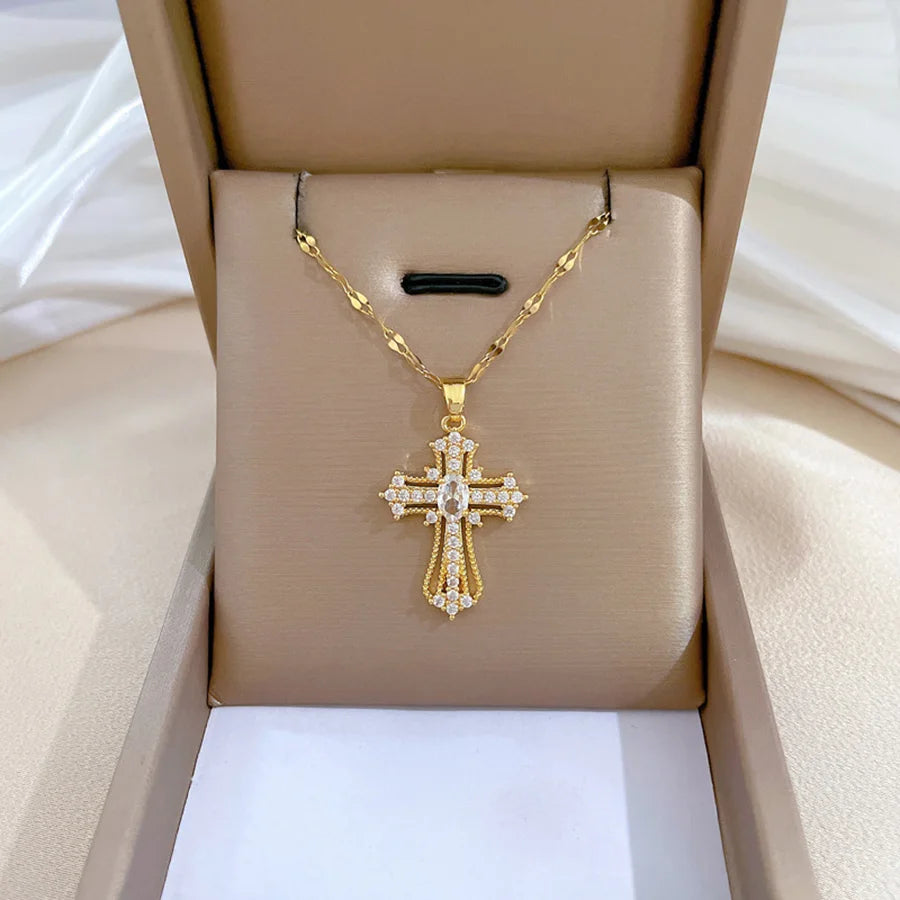 Elegant Cross Necklace