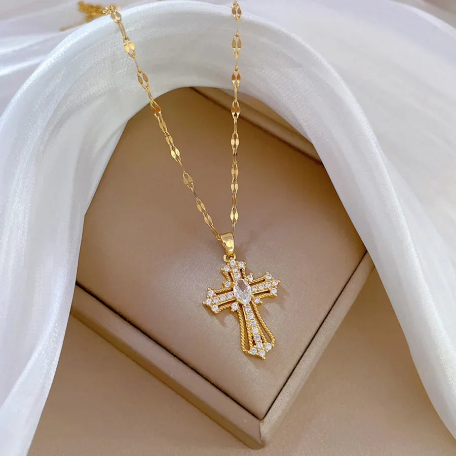 Elegant Cross Necklace