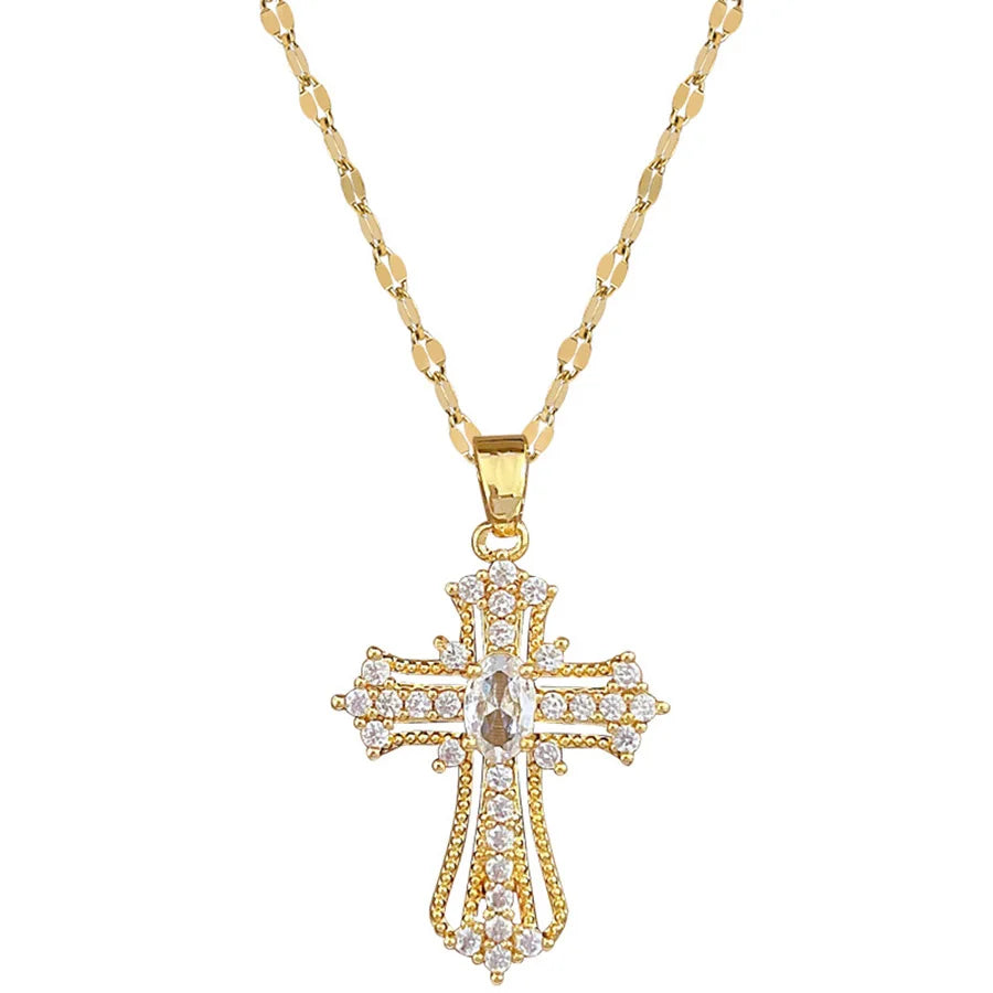 Elegant Cross Necklace